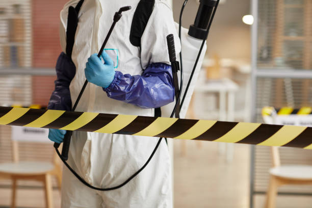 Professional Biohazard technician working in Pickett, WI